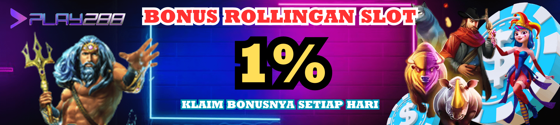 BONUS ROLLINGAN SLOT 1%